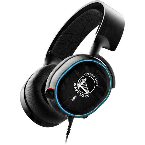 NBA Golden State Warriors Black Animal Print SteelSeries Arctis 3 Skin